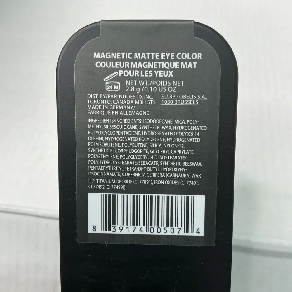 Nudestix Magnetic Matte Eye Color Chocolate 2.8g / 0.10oz - Long-Lasting